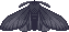 small pixel of a peppered black moth